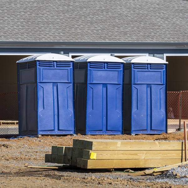 are there any restrictions on what items can be disposed of in the porta potties in East Pecos